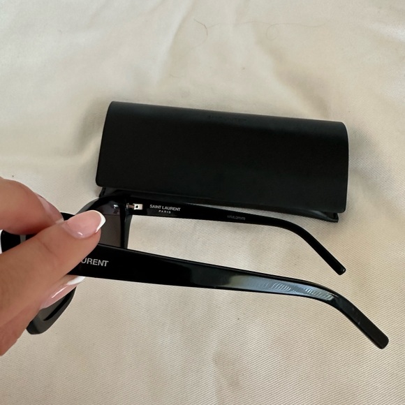 SAINT LAURENT Black Mica Sunglasses - Picture 5 of 9